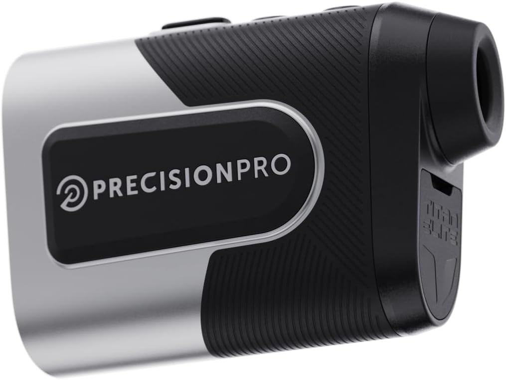 Precision Pro Titan Elite Golf Range Finder with GPS. Golf Range Finder with Built in GPS, Distances, Slope Switch, Magnetic Grip, Waterproof, Tournament Legal, 999 Yard Range 1 Precision Pro Titan Elite Golf Range Finder with GPS. Golf Range Finder with Built in GPS, Distances, Slope Switch, Magnetic Grip, Waterproof, Tournament Legal, 999 Yard Range