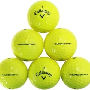 Premium Golf Ball Mix - AAAA Yellow Pro Styles, Great Brands. 50 Near Mint Quality Used Golf Balls (50PK-PLYL-2)