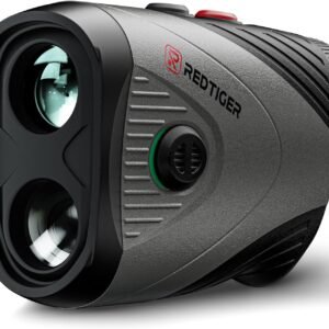 REDTIGER Golf Rangefinder, 7X Magnification 1200 Yards Laser Range Finder with Slope, Built-in Magnetic Bracket, Flag Pole Locking Vibration＆Rechargeable, GolfVue Series 1 pro