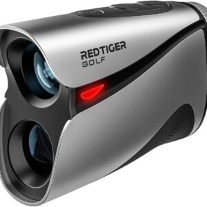 REDTIGER OLED Range Finder Golf with Slope, 1200 Yards Laser Rangefinder Golfing, 7X Magnification Range Finder Golf Magnetic, Flag Lock Vibration & Rechargeable