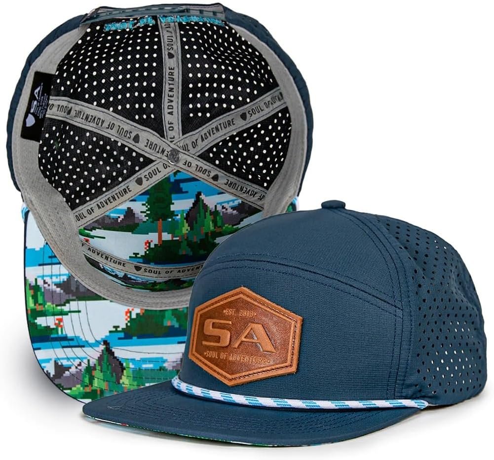 S A New Company Flatbill Performance Snapback Hat | Water-Resistant Baseball Cap for Men & Women 1 S A New Company Flatbill Performance Snapback Hat | Water-Resistant Baseball Cap for Men & Women