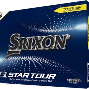 Srixon Q-Star Tour 4 Golf Balls, Yellow (Prior Generation)