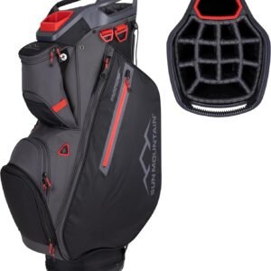 Sun Mountain 2025 Maverick 14 Way Divider Golf Bag with 9 Spacious Pockets - Lightweight Golf Bag for Men and Women with Ergonomic Shoulder Straps Ideal for Both Carts and Walking