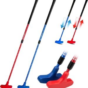 THIODOON Golf Putters for Men and Women Two-Way Kids Putter Mini Golf Putter for Right or Left Handed Golfers Adjustable Length Golf Putter Suitable for Children, Teenagers and Adults