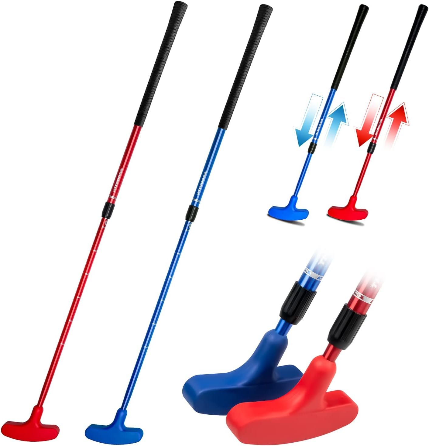 THIODOON Golf Putters for Men and Women Two-Way Kids Putter Mini Golf Putter for Right or Left Handed Golfers Adjustable Length Golf Putter Suitable for Children, Teenagers and Adults 1 THIODOON Golf Putters for Men and Women Two-Way Kids Putter Mini Golf Putter for Right or Left Handed Golfers Adjustable Length Golf Putter Suitable for Children, Teenagers and Adults