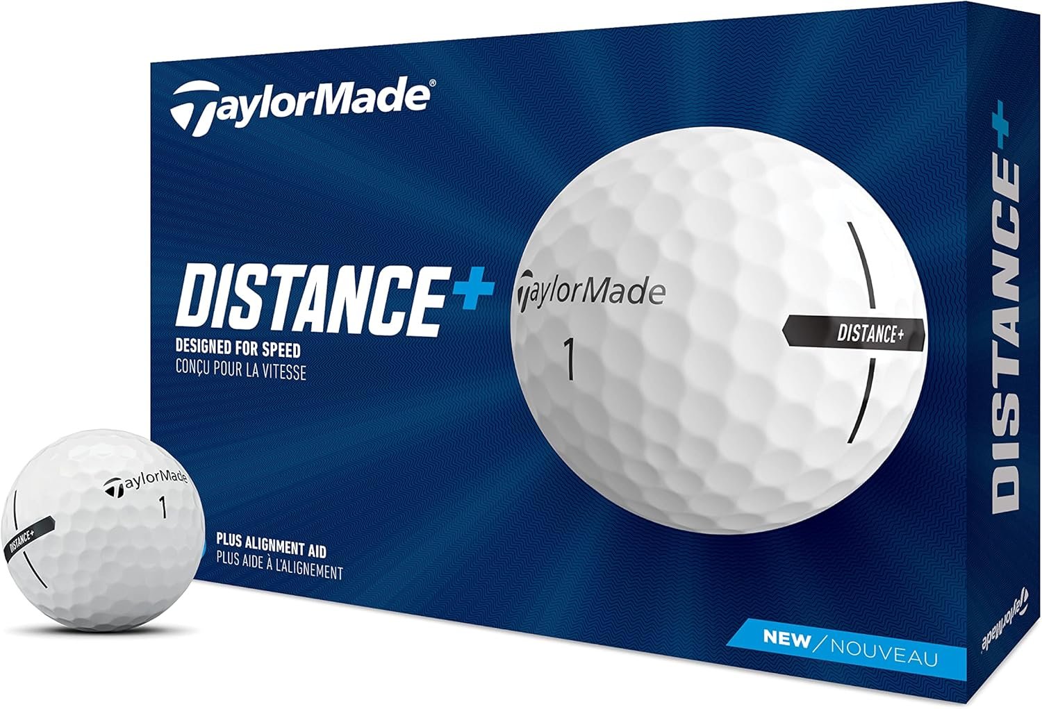 TaylorMade Golf Distance+ Golf Balls 1 TaylorMade Golf Distance+ Golf Balls