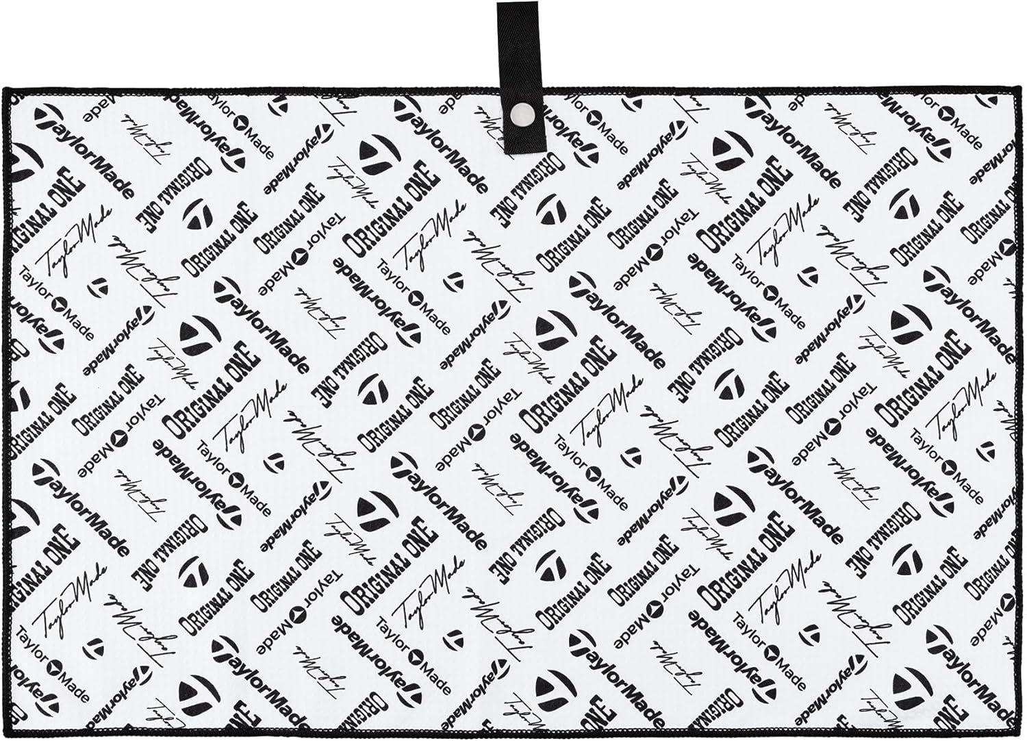 TaylorMade Golf Logo Microfiber CART Towel, Black, 15"X 24" 1 TaylorMade Golf Logo Microfiber CART Towel, Black, 15"X 24"