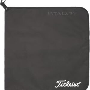 Titleist Black Towel, Black, 20x20