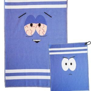 Towelie Microfiber Premium Golf Towel - Golf Gift for Men - Golf Accessories and Gifts, Father's Day, Christmas, Birthday Gift