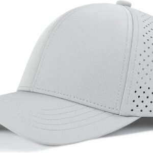 VOBOOM Men Quick Dry Baseball Cap Laser Cut Mesh Ball Curved Brim Snapback Hat