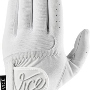 Vice Duro Golf Glove, White (Prior Model)