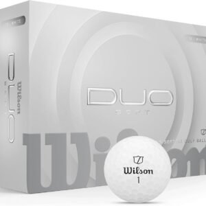 WILSON 2025 Duo Soft Golf Balls - White, 12 Balls