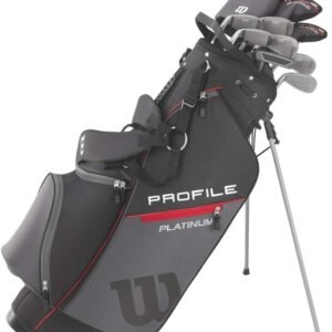 WILSON Men's Profile Platinum Complete Golf Club Package Set - Right Handeded, Stand Bag
