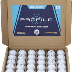 WILSON Profile Distance Golf Ball 36 pack