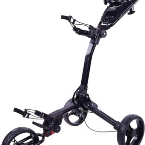 Wheel Golf Push Cart - Lightweight Folding Golf Walking Push Cart Trolley Golf Bag Holder