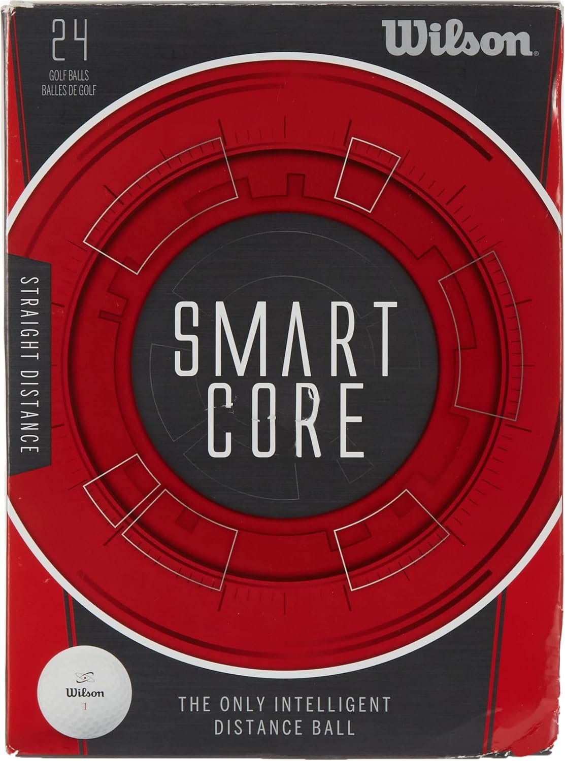 Wilson Smart Core Golf Ball - Pack of 24 (White) 1 Wilson Smart Core Golf Ball - Pack of 24 (White)