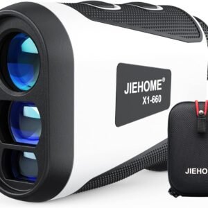 X1 Golf Rangefinder with Slope, Flagpole Lock and Vibration, 660/1100YDS Laser Rangefinder for Golfing & Hunting, Rechargeable Laser Range Finder Distance Measuring with High-Precision